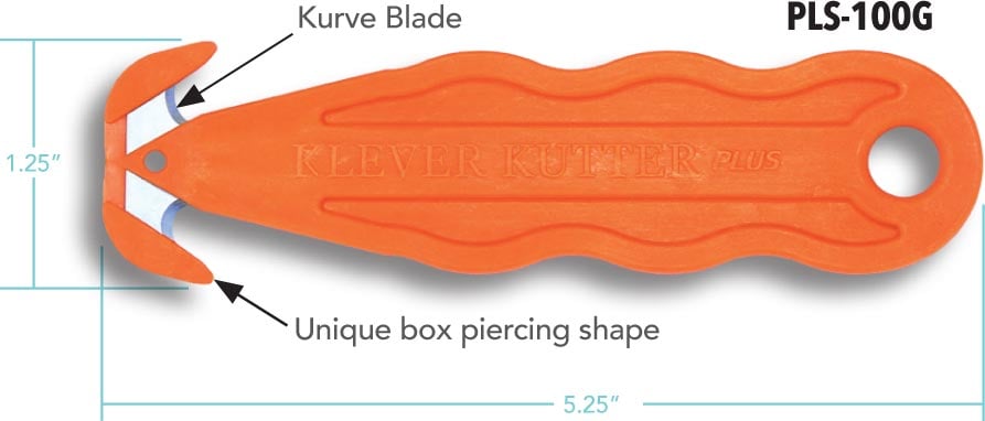 Klever Kutter Plus Two-Sided Curve Safety Knife